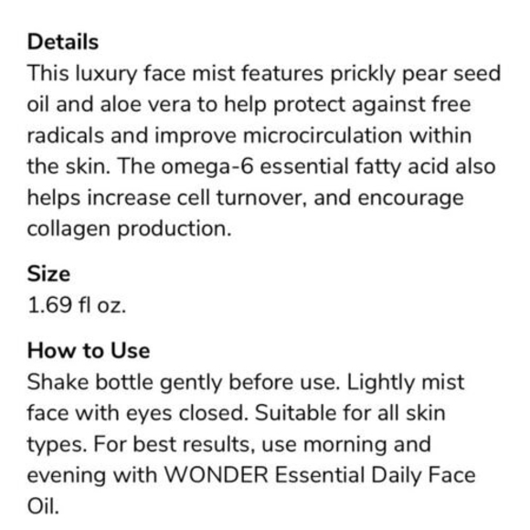 BEAR - Harmony Essential Daily Face Mist - 1.7 fl Oz / 50 ml - New In Box - Picture 4 of 5